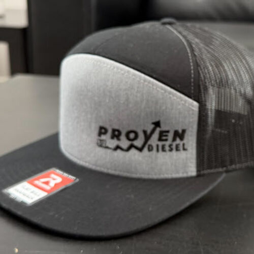 Black & Light Grey Snapback Hat
