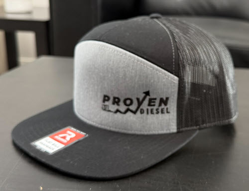 Black & Light Grey Snapback Hat